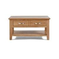 harrogate oak veneer coffee table