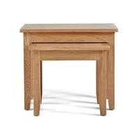 Harrogate Oak Veneer Nest of Tables