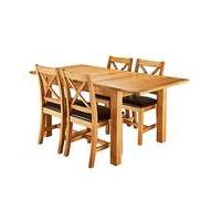 Harrogate Large Extending Table 4 Chairs