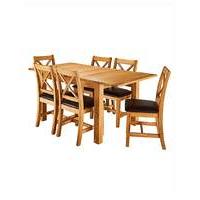 harrogate large extending table 6 chairs