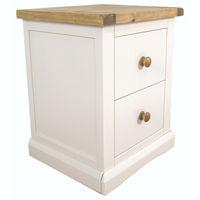 harper 2 drawer wide bedside