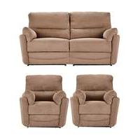 Harmony Three Seater Sofa and Two Chairs
