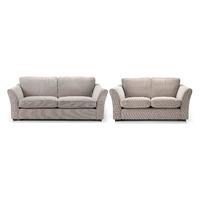 Hamilton Fabric 3 and 2 Seater Suite Florida Beige