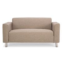 Hans 2 Seater Sofa Sandy Brown Fabric