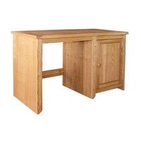 Hamilton Single Pedestal Home Office Desk In Oak
