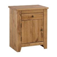 havana pine bedside cabinet