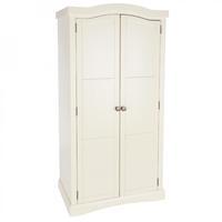 Hamptons Ivory Satin 2 Door Wardrobe