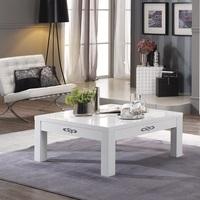 Hazel Coffee Table Square In White High Gloss