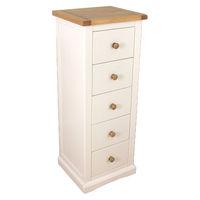 Harper 5 Drawer Narrow Chest