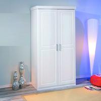 Hakon White Pine 2 Door Wardrobe