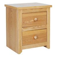 hamilton 2 drawer petite bedside cabinet