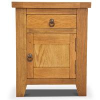 Hastings Oak Bedside Cabinet - Left