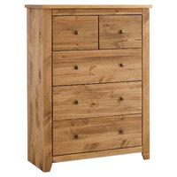 havana pine 3 plus 2 chest