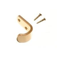 Hat & Robe Coat Hook Aluminium Gold Finish 50MM X 4MM + Screws ( pack of 200 )