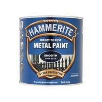 Hammerite SFDB25L 2.5L Direct to Rust Smooth Finish - Dark Blue