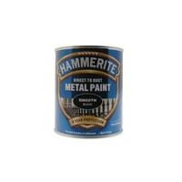 Hammerite 5092966 750ml Direct To Rust Metal Paint Smooth - Black