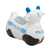 happy hopperz inflatable police bike white