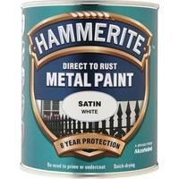 Hammerite SATW750 750ml Direct to Rust Satin Finish - White