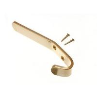 Hat & Robe Coat Hook Aluminium Gold Finish 125MM X 4MM + Screws ( pack of 100 )