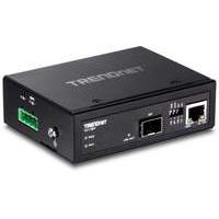 Hardened Industrial 100/1000base-t To Sfp Media Converter