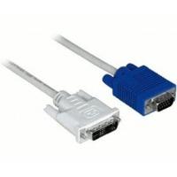 Hama DVI Adapter Cable, 15-pin HDD plug - DVI analogue/digital plug, 1.8m (45075)
