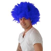 Hair Wig Afro Blue