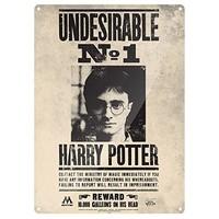 Harry Potter Metal Tin Wall Sign Wanted Poster Reward Undesirable No 1 Official