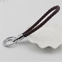 Hand Woven Leather Rope Key Ring Automobile Key Chain