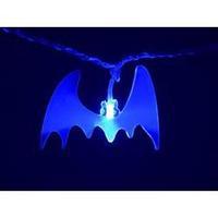 Halloween Decoration Europalms LED light chain, bat, 16 LEDs