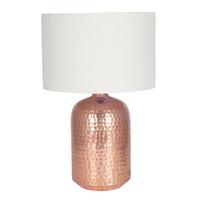 Hammered Table Lamp - Copper