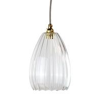 Handcrafted Fluted Glass Dome Light