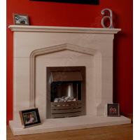 hadden limestone fireplace package with electric fire