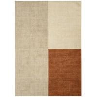 Hand Woven Contemporary Brown & Beige Wool Rug 120x170