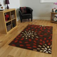 havana bloom terracotta modern rugs 180 cm x 270 cm 511 x 810