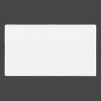 hartland cfx colours 2 gang single blank plate bright white 7wcbpd