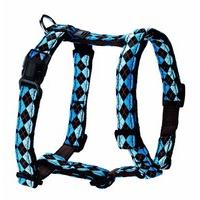 Harness Krazy Scotty Vario Rapid, 50 - 78 cm/ 64 - 100 cm, Brown/ Blue