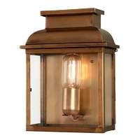 handcrafted outdoor wall lamp old bailey brass
