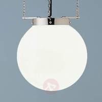 hanging light in the bauhaus style nickel 40 cm