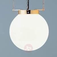 hanging light in the bauhaus style brass 40 cm
