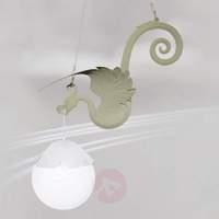Hanging light Dream with a mythological design
