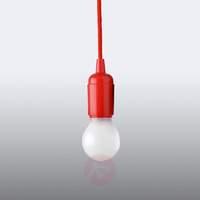 hanger a flexible light source red