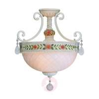 Hand-painted ceiling light Evelyn