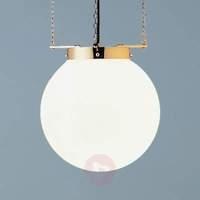 Hanging light in the Bauhaus style, brass, 25 cm