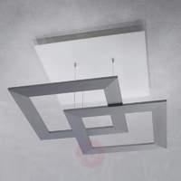 Harmonic LED ceiling light Zen 80 cm aluminium
