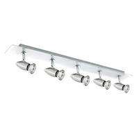 Halogen Chrome 5 Light Track and Spotlight