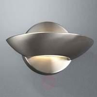 Halogen wall lamp NICOLE brushed steel