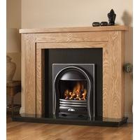 hanley fireplace wooden package with annabelle electric fire