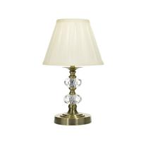 HAZ4075 Hazel Antique Brass Crystal Touch Table Lamp