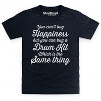 Happiness Is A Drum Kit Kid\'s T Shirt