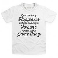 Happiness Is A Porsche Kid\'s T Shirt